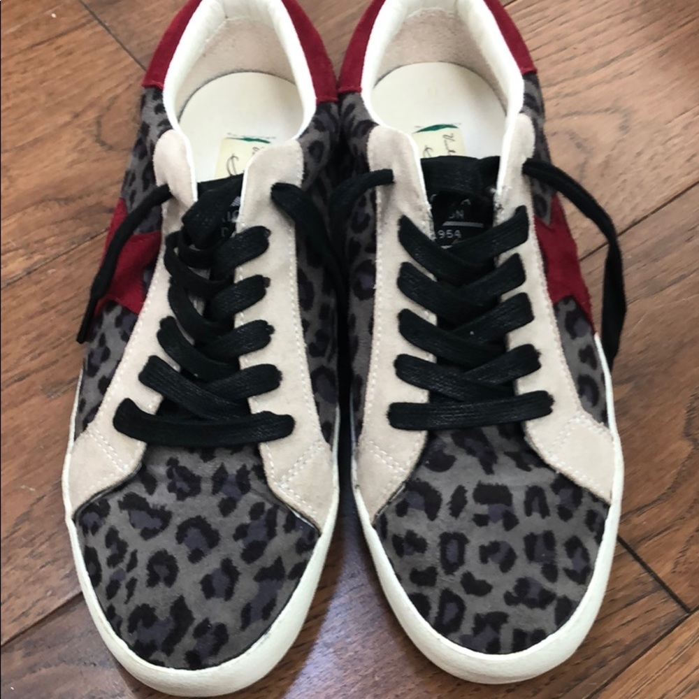 VINTAGE HAVANA GREY CHEETAH SNEAKERS